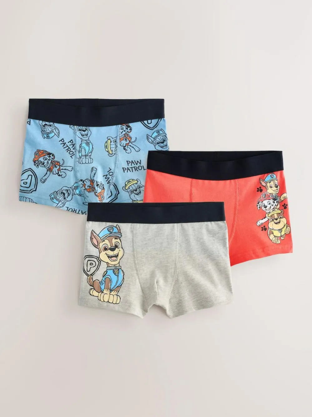 Next Red/Blue Trunks 3 Pack (1.5-8yrs)^BOY Underwear