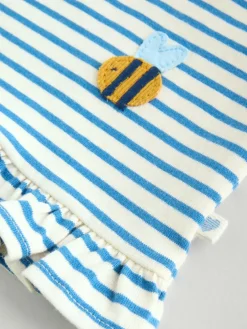 Discount Next Red/Blue/Cream Long Sleeve Top And Leggings Set 6 Piece (0mths-3yrs)