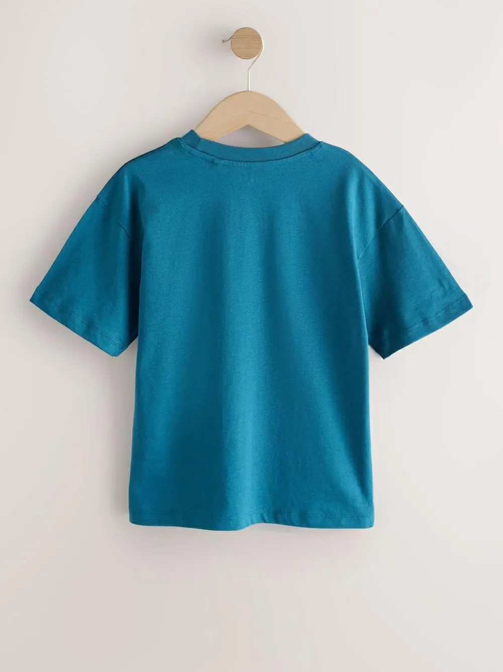 Next Red/Blue/Navy/Neutral Relaxed Fit Short Sleeves T-Shirts 4 Pack (3-16yrs)^BOY T-Shirts