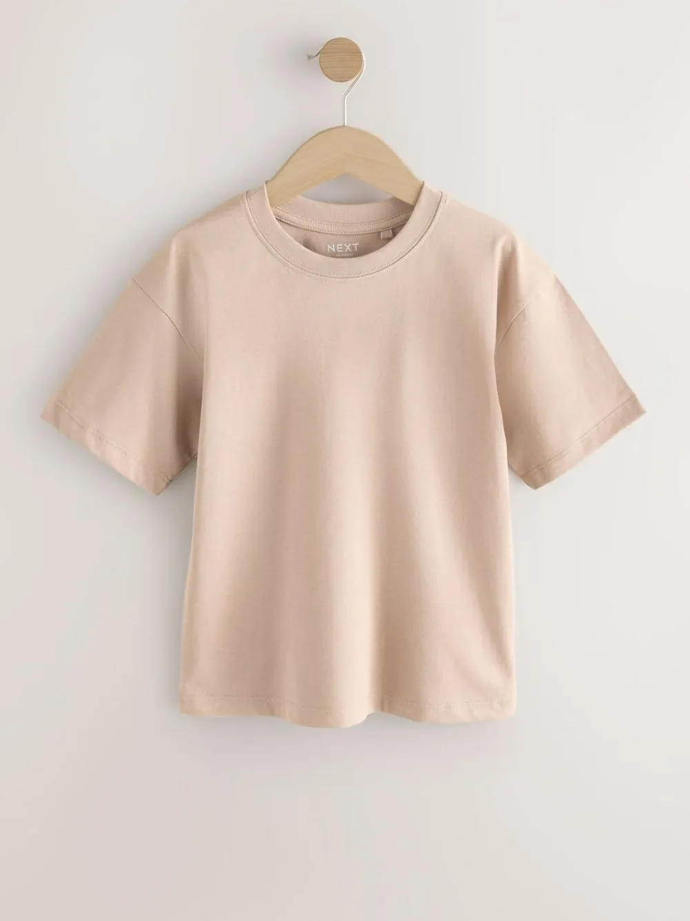 Next Red/Blue/Navy/Neutral Relaxed Fit Short Sleeves T-Shirts 4 Pack (3-16yrs)^BOY T-Shirts