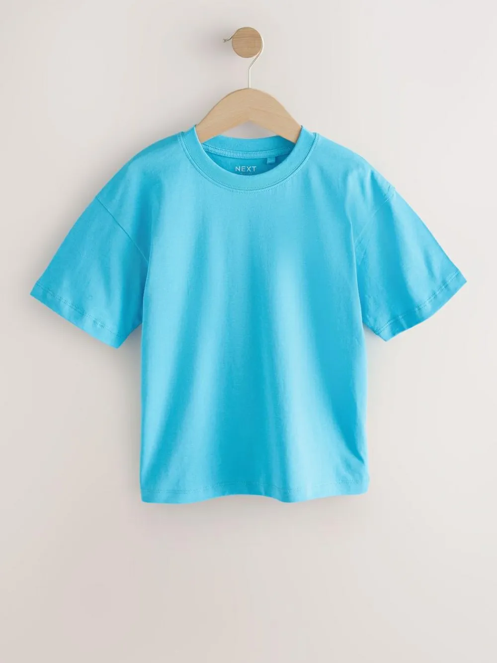 Next Red/Blue/Navy/Neutral Relaxed Fit Short Sleeves T-Shirts 4 Pack (3-16yrs)^BOY T-Shirts