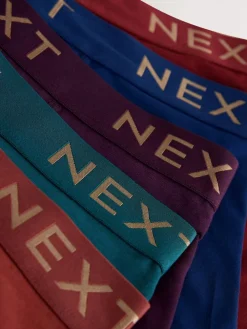 Hot Next 5 Pack A-Front Boxers Red/Blue/Purple Rich