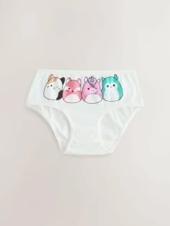 Outlet Next Red/Green 100% Cotton Squishmallow Briefs 5 Pack (5-14yrs)