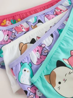 Outlet Next Red/Green 100% Cotton Squishmallow Briefs 5 Pack (5-14yrs)
