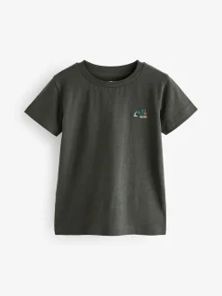 Hot Next Red/Green Short Sleeve T-Shirts 5 Pack (3mths-7yrs)