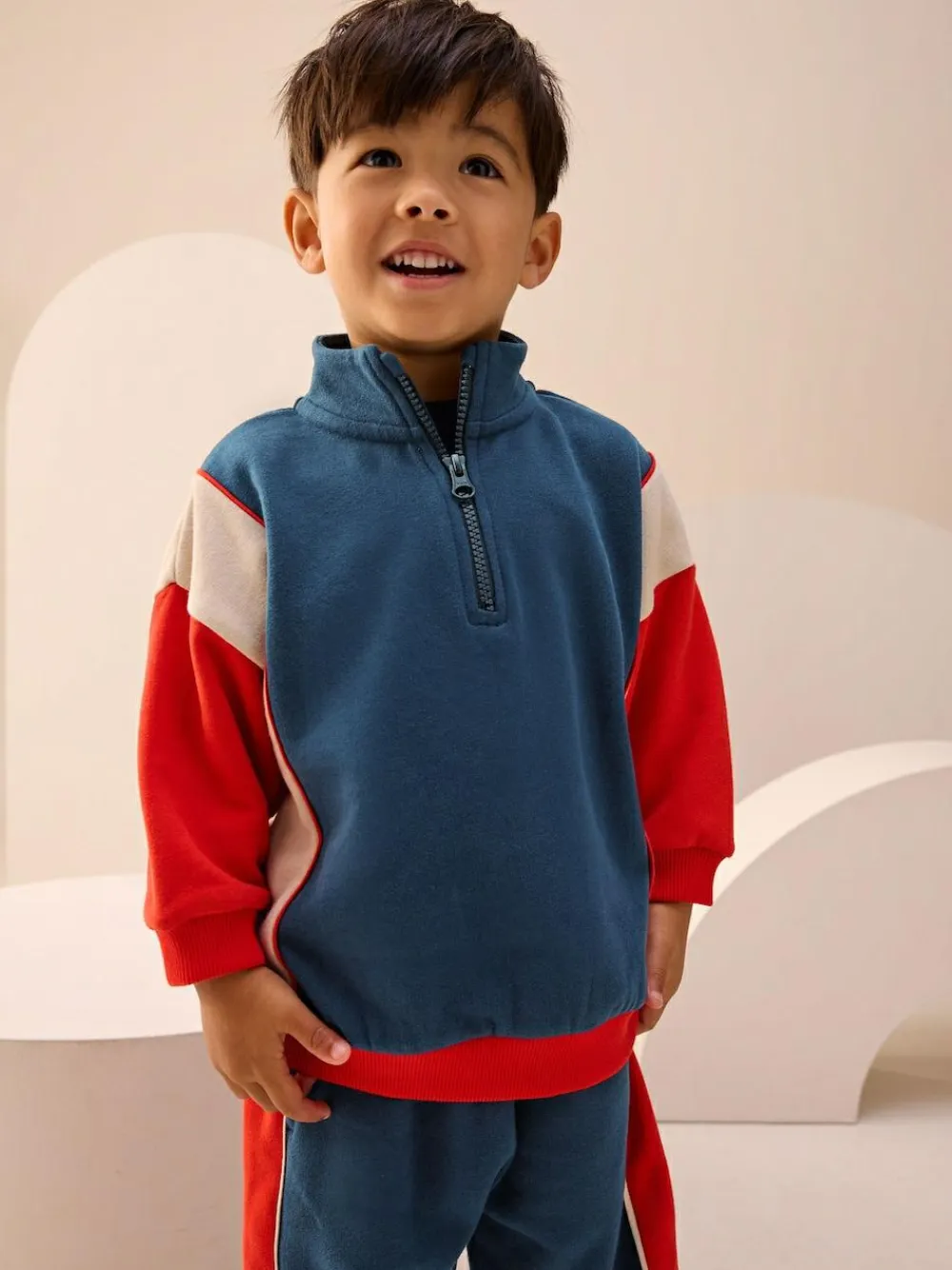 Next Half Zip Top and Joggers Set (3mths-7yrs)^BOY Baby Boys|Baby Boys