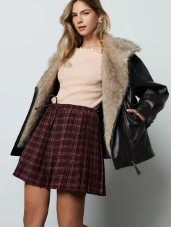 Next Pleated Pull On Mini Skirt^Women Skirts
