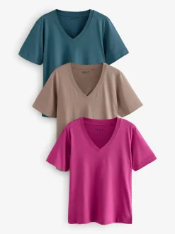 Next Modal Slouch Short Sleeve T-Shirt 3 Pack^Women Tops & T-Shirts