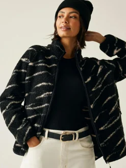 Best Regatta Frankie Borg Full Zip Fleece Black