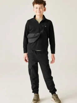 Online Regatta Black Hot Shot Half Zip Fleece