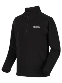 Online Regatta Black Hot Shot Half Zip Fleece