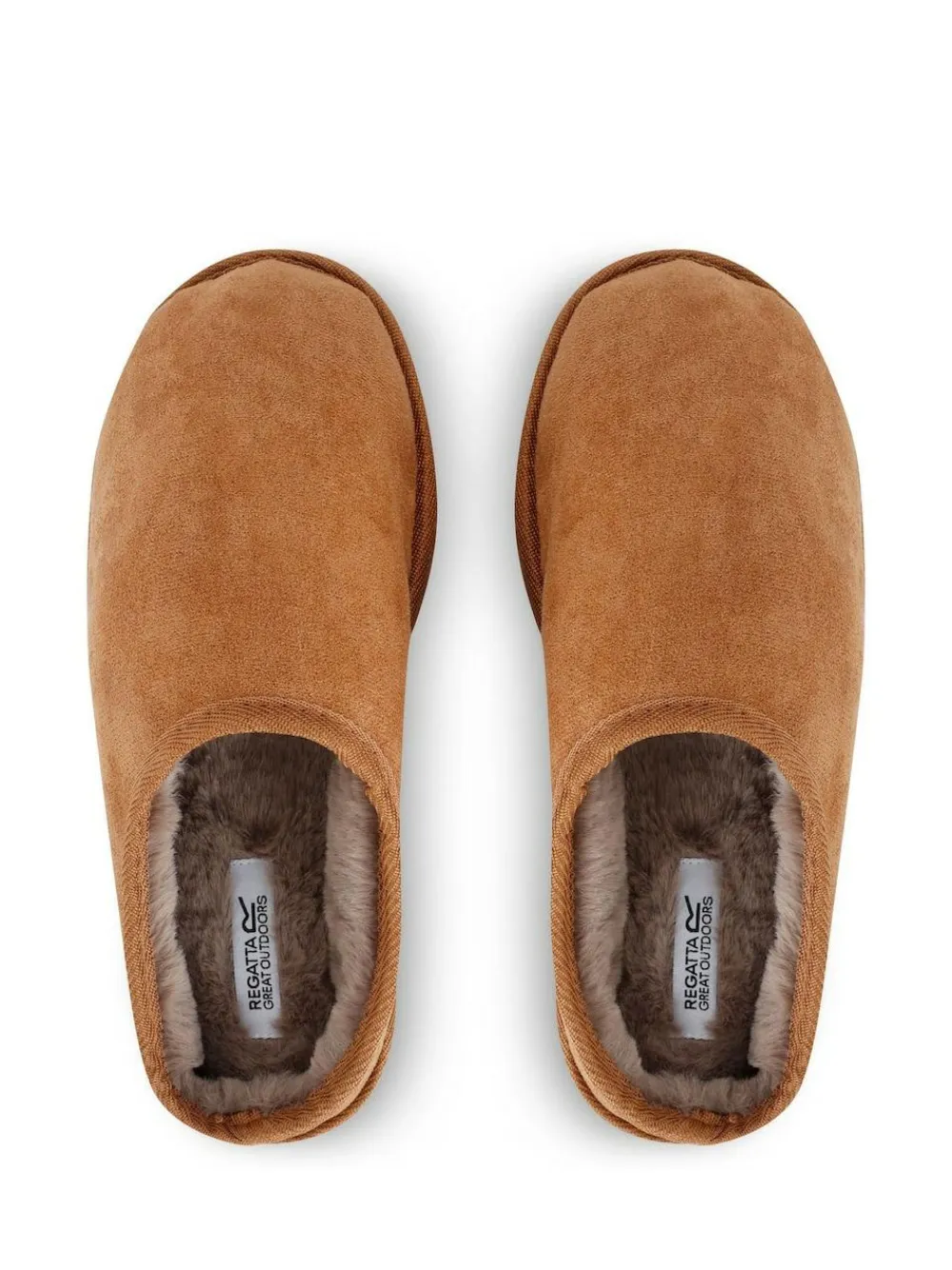Sale Regatta Solace Slipper Faux Fur Slippers Brown