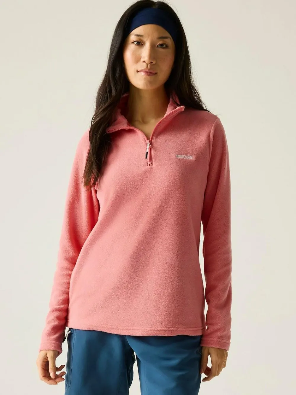 Regatta Light Pink Sweetheart Zip Neck Fleece