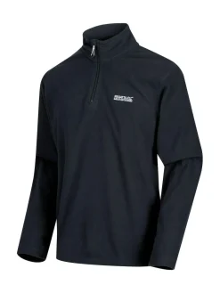 Best Regatta Mens Thompson Lightweight Half Zip Fleece Navy Blue