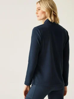 New Regatta Navy Sweethart Zip Neck Fleece