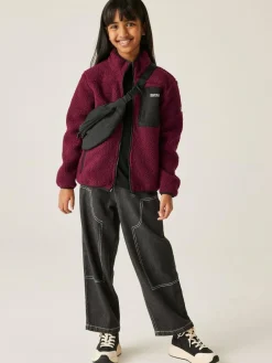 Hot Regatta Junior Frankie Warm Full Zip Fleece Plum
