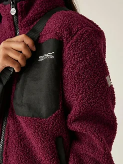 Hot Regatta Junior Frankie Warm Full Zip Fleece Plum