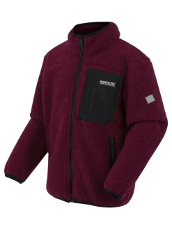Hot Regatta Junior Frankie Warm Full Zip Fleece Plum