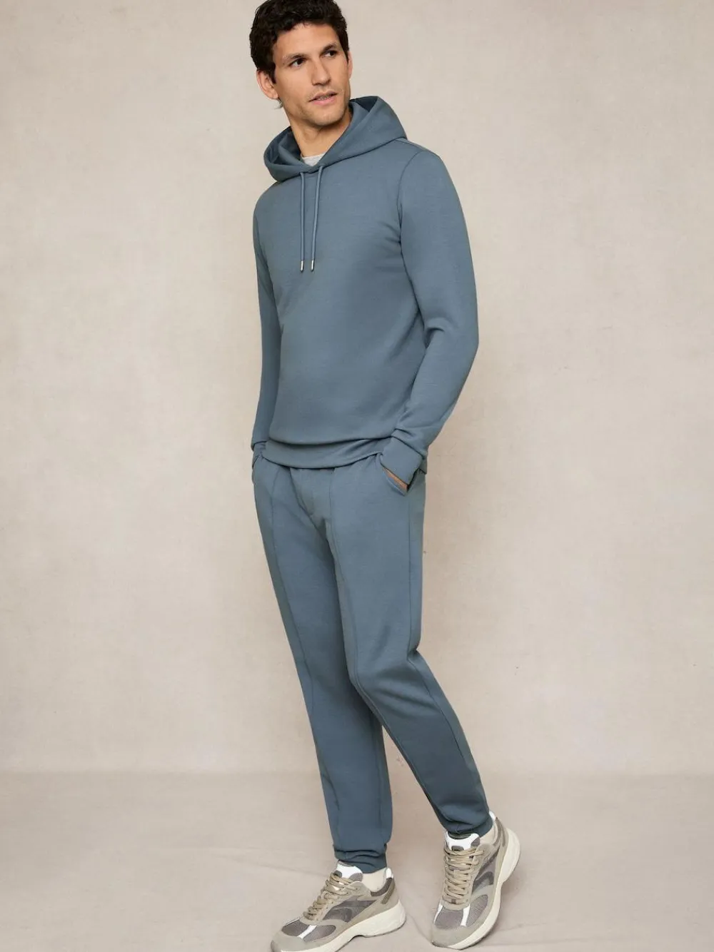 Reiss Airforce Blue Premier Stretch-Jersey Tailored Joggers^ Joggers|Joggers