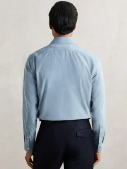 Reiss Velma Cotton Corduroy Cutaway-Collar Shirt^ Shirts