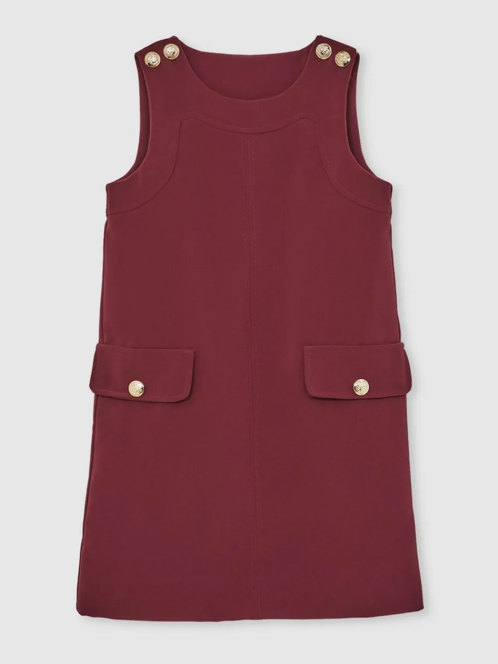Reiss Berry Cyrus 9-13 yrs Button-Detail Sleeveless Shift Dress^ Dresses|Dresses