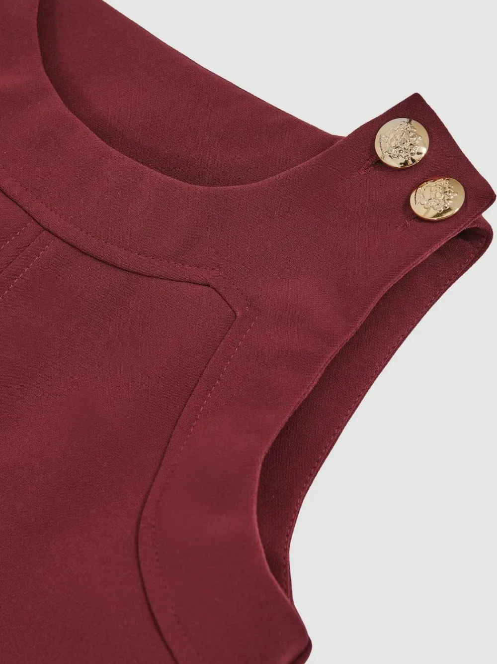 Reiss Berry Cyrus 9-13 yrs Button-Detail Sleeveless Shift Dress^ Dresses|Dresses