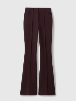 Best Reiss Gabi Flared Suit Trousers Berry
