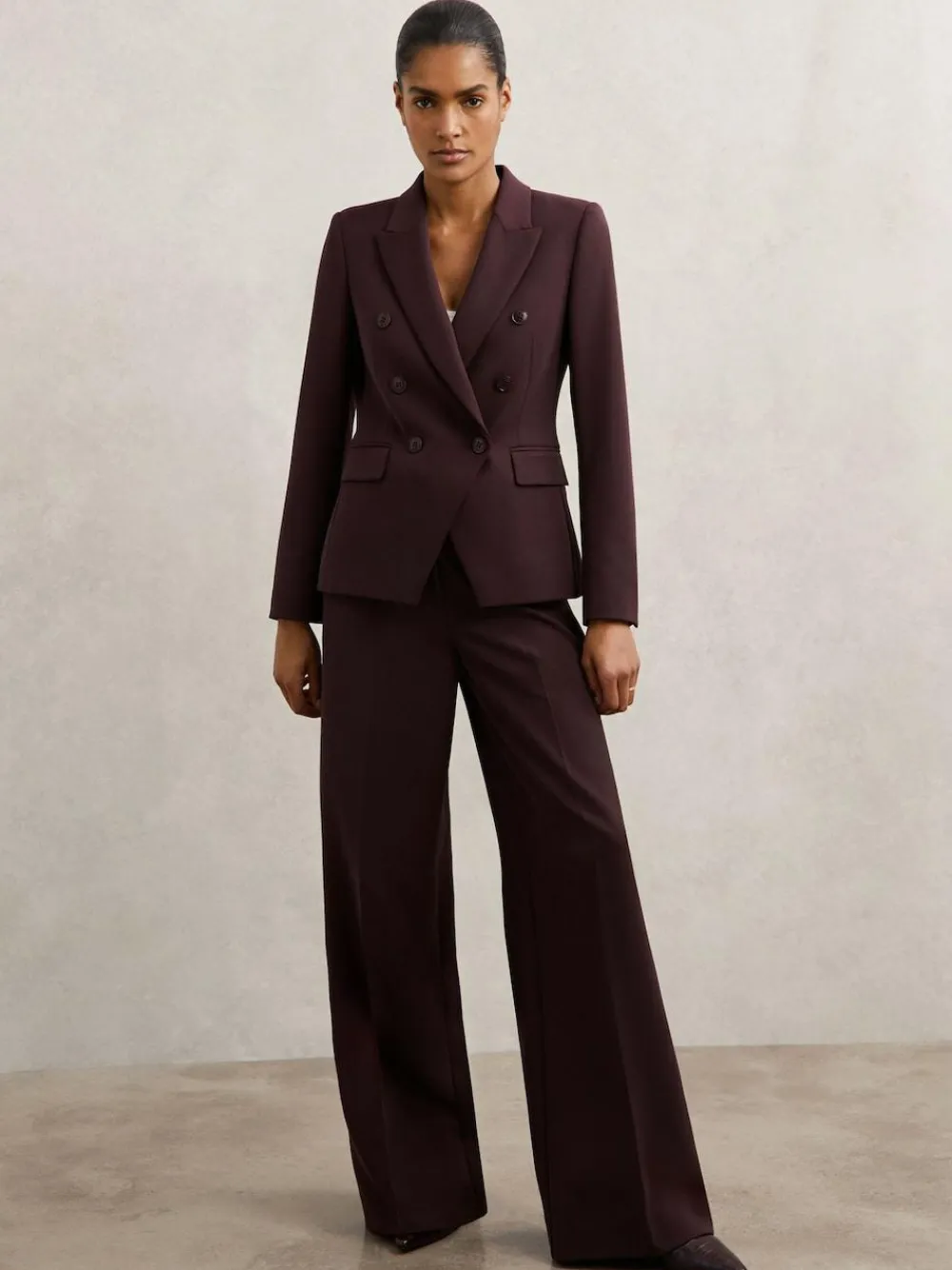 Reiss Gabi Wide-Leg Suit Trousers^Women Suits & Tailoring