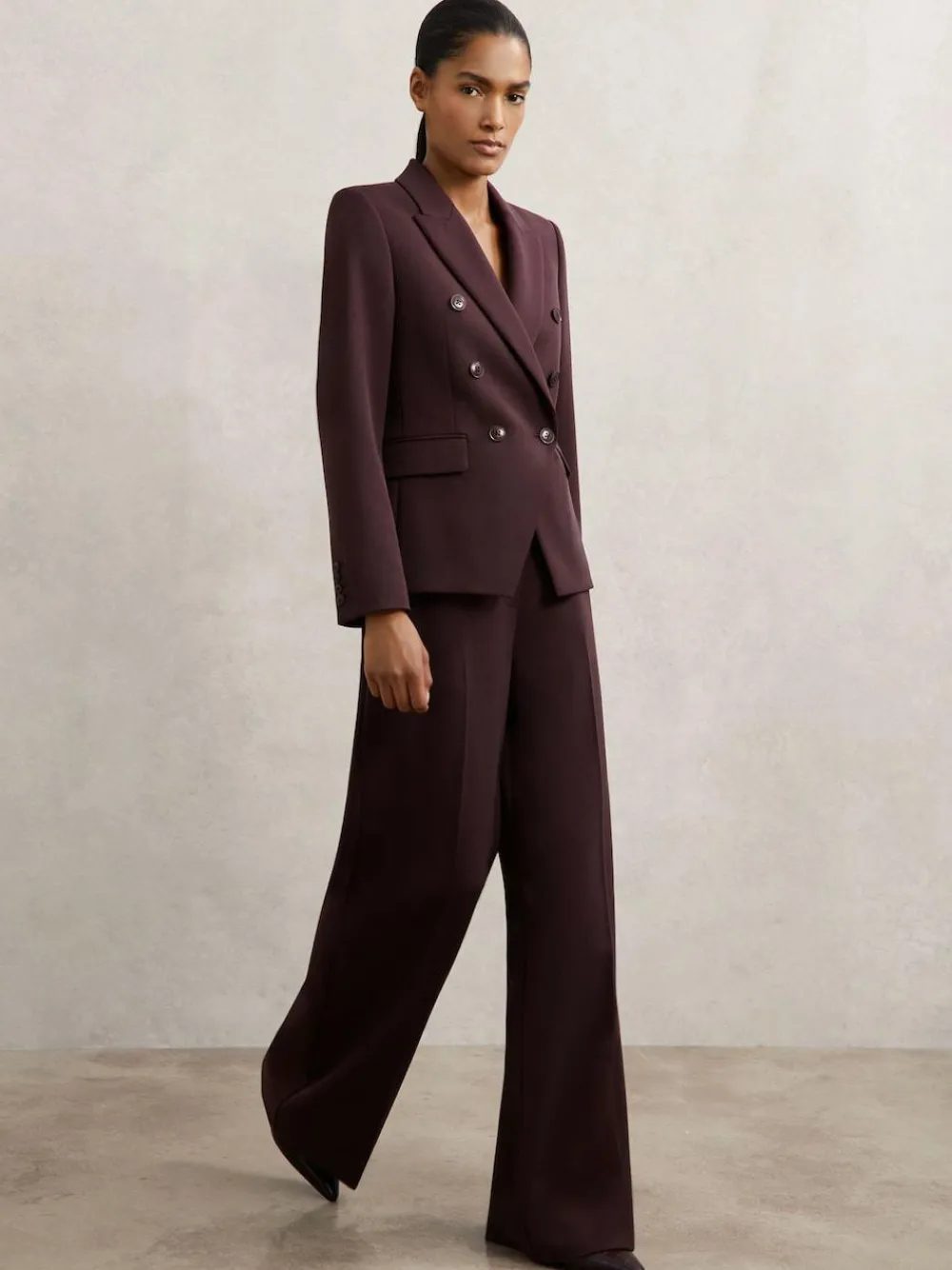 Reiss Gabi Wide-Leg Suit Trousers^Women Suits & Tailoring