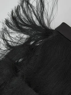 Discount Reiss Black Chloe Fringe Mini Skirt