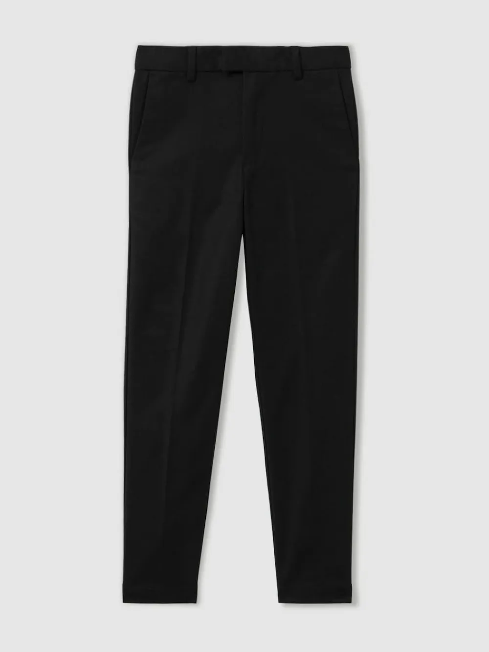 Outlet Reiss Eastbury 13-14 yrs Slim-Fit Cotton-Blend Chinos Black
