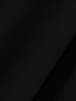 Best Reiss Eden Elasticated-Waist Wide-Leg Twill Trousers Black