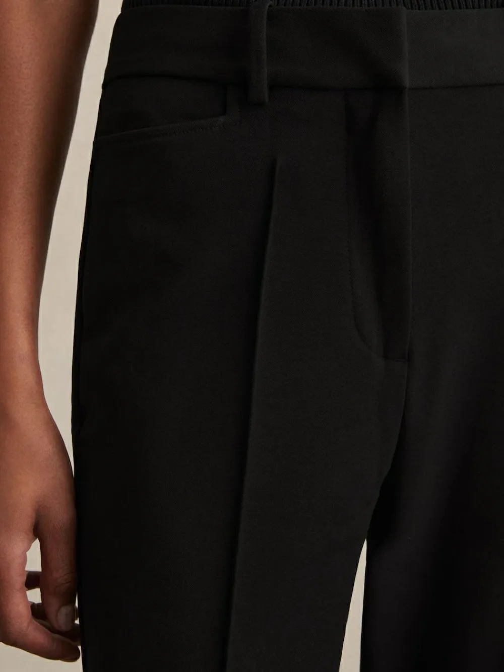 Best Reiss Gabi Flared Suit Trousers Black