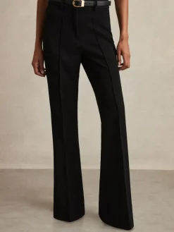 Best Reiss Gabi Petite Flared Suit Trousers Black