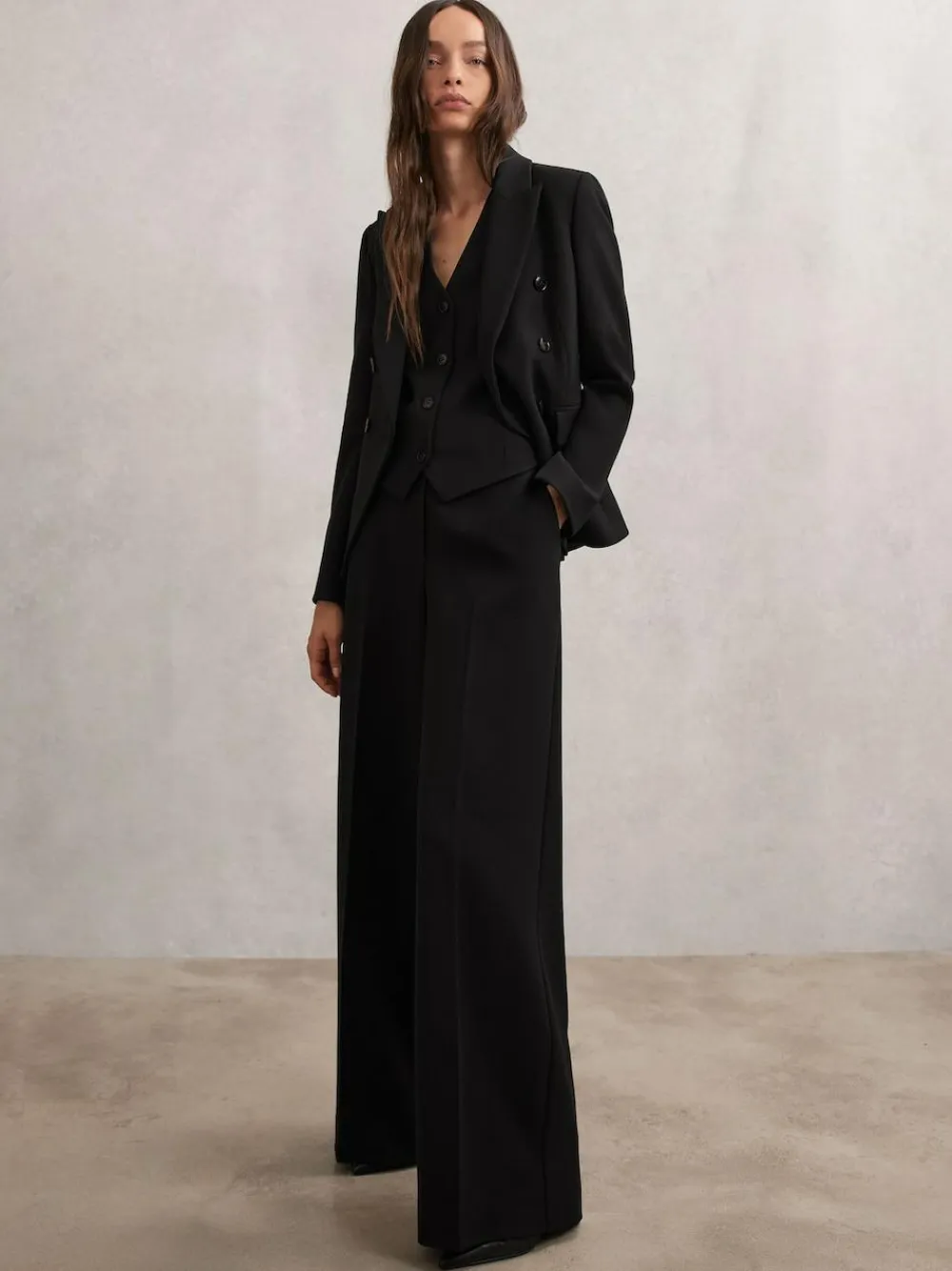 Reiss Gabi Wide-Leg Suit Trousers^Women Suits & Tailoring