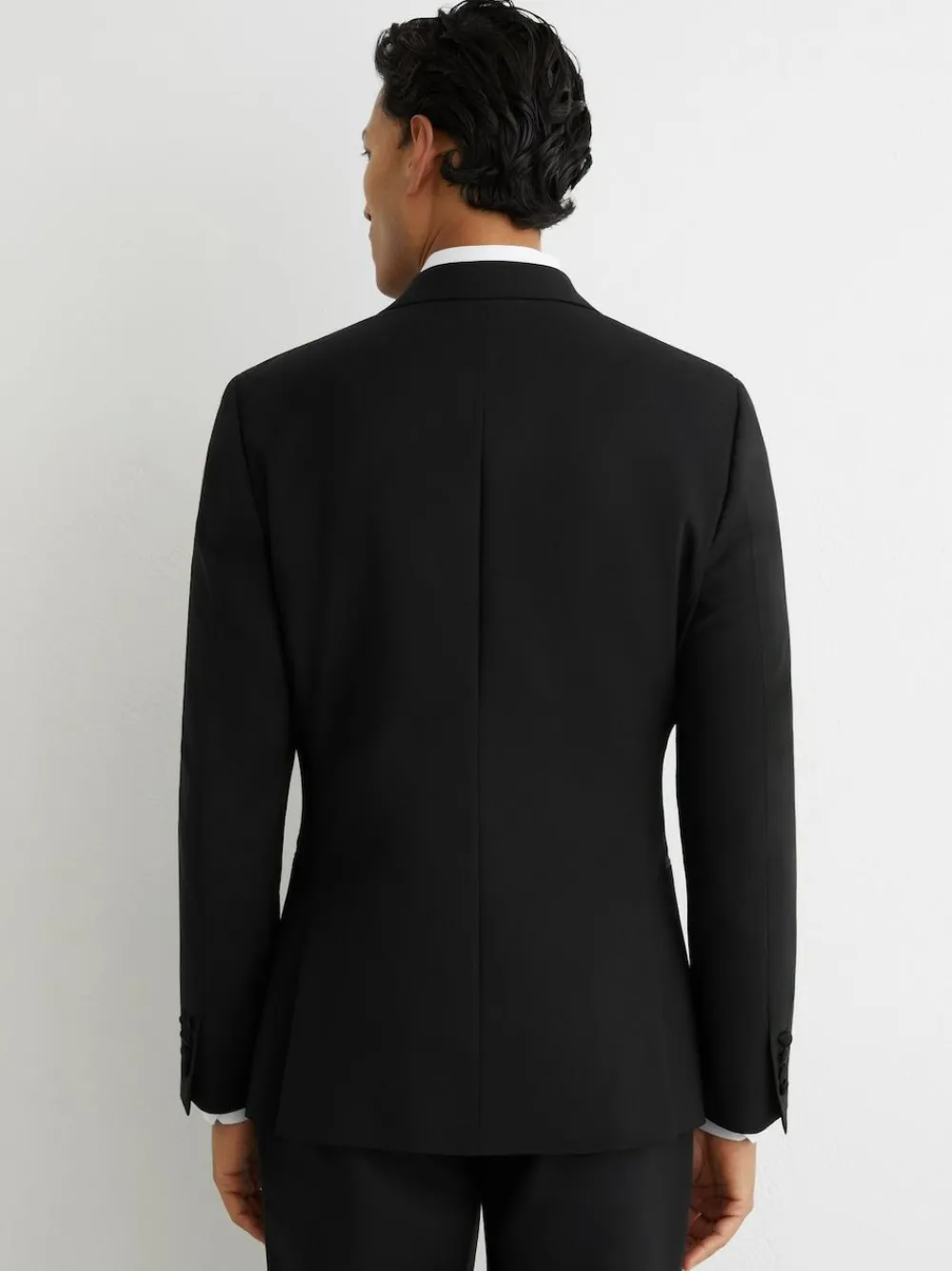 Clearance Reiss Black Poker Db Tailored-Fit Double-Breasted Tuxedo Jacket