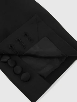 Clearance Reiss Black Poker Db Tailored-Fit Double-Breasted Tuxedo Jacket