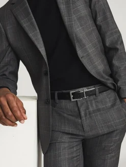 Hot Reiss Ricky Reversible Leather Belt Black/Brown