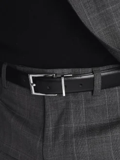 Hot Reiss Ricky Reversible Leather Belt Black/Brown