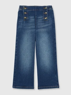 Reiss Blue Carmelle 9-13 yrs Straight-Leg Sailor Jeans^ Jeans
