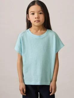 Reiss Marah 9-13 yrs Oversized Cotton-Blend T-Shirt^ Vests