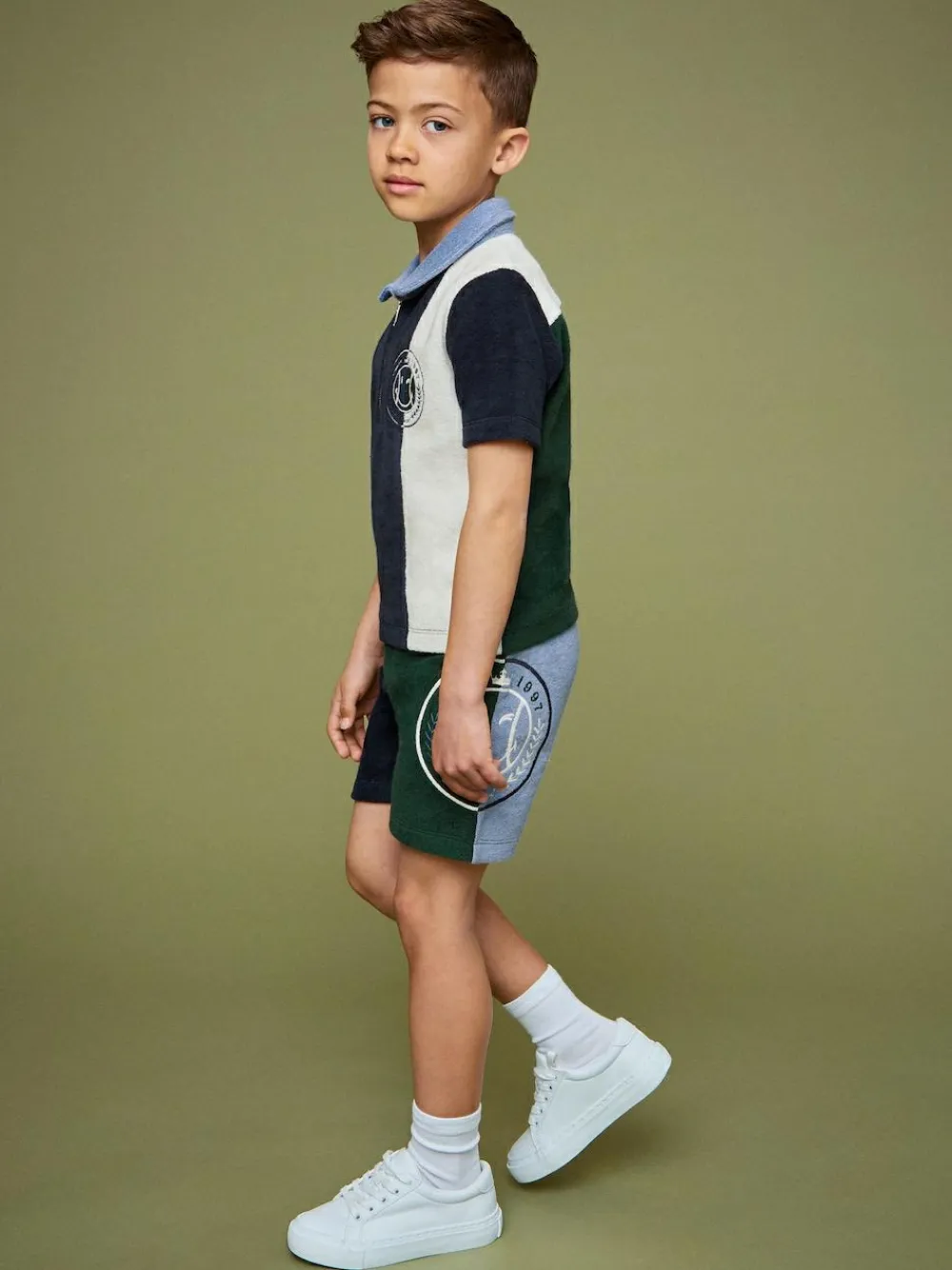 Reiss Blue Rodger 3-9 yrs SmileyWorld | Towelling Shorts^ Shorts