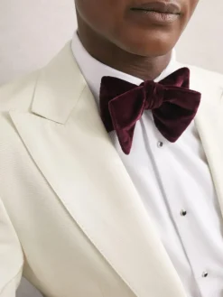 Reiss Bordeaux Hike Velvet Bow Tie^ Ties & Pocket Squares