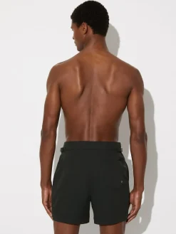 Reiss Sun Side-Adjuster Swim Shorts Bottle Green