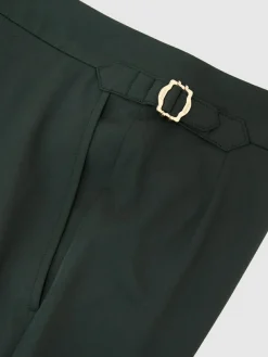 Reiss Sun Side-Adjuster Swim Shorts Bottle Green