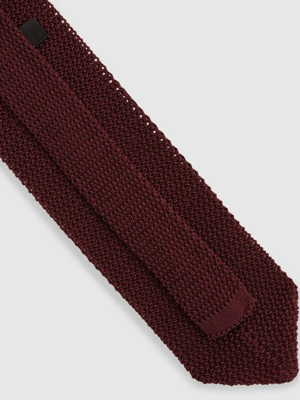 Online Reiss Punto Spot Silk Knitted Pin-Dot Tie Burgundy