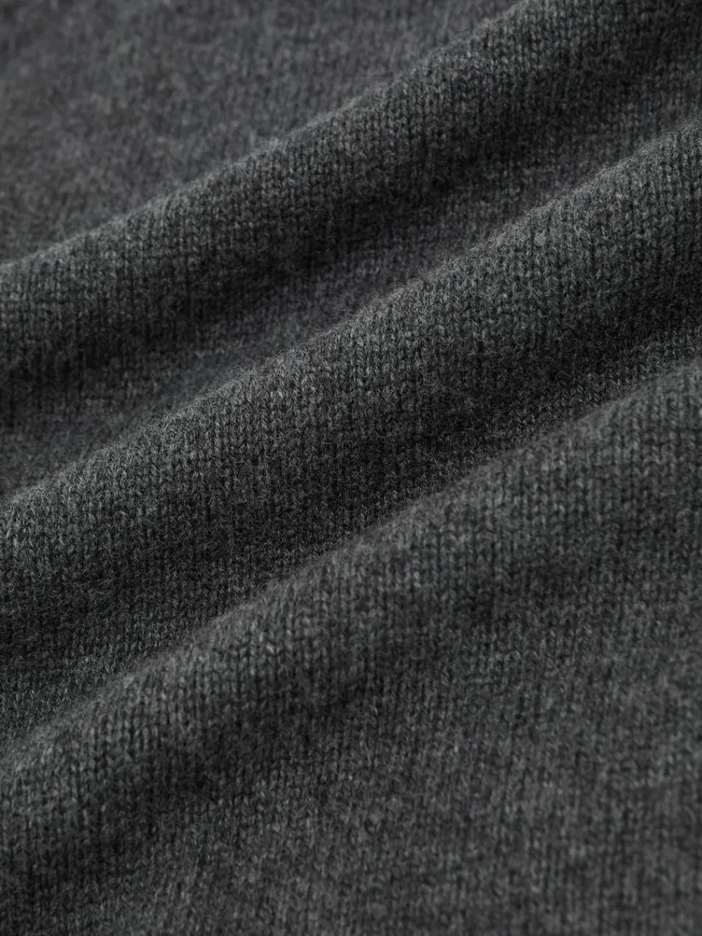Online Reiss Charcoal Grey Brooklyn Wool-Cashmere Roll-Neck Jumper
