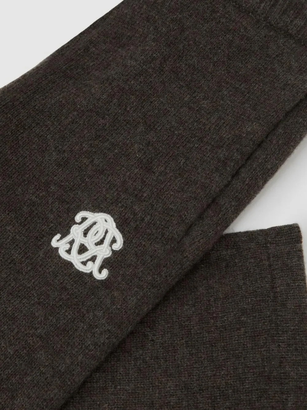 Reiss Chocolate Brown Blake 3-9 yrs Monogram Relaxed Wool-Blend Joggers Unisex Fit^ Jeans & Joggers