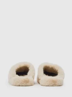 Reiss Andrea Faux Fur Slippers^Women Slippers