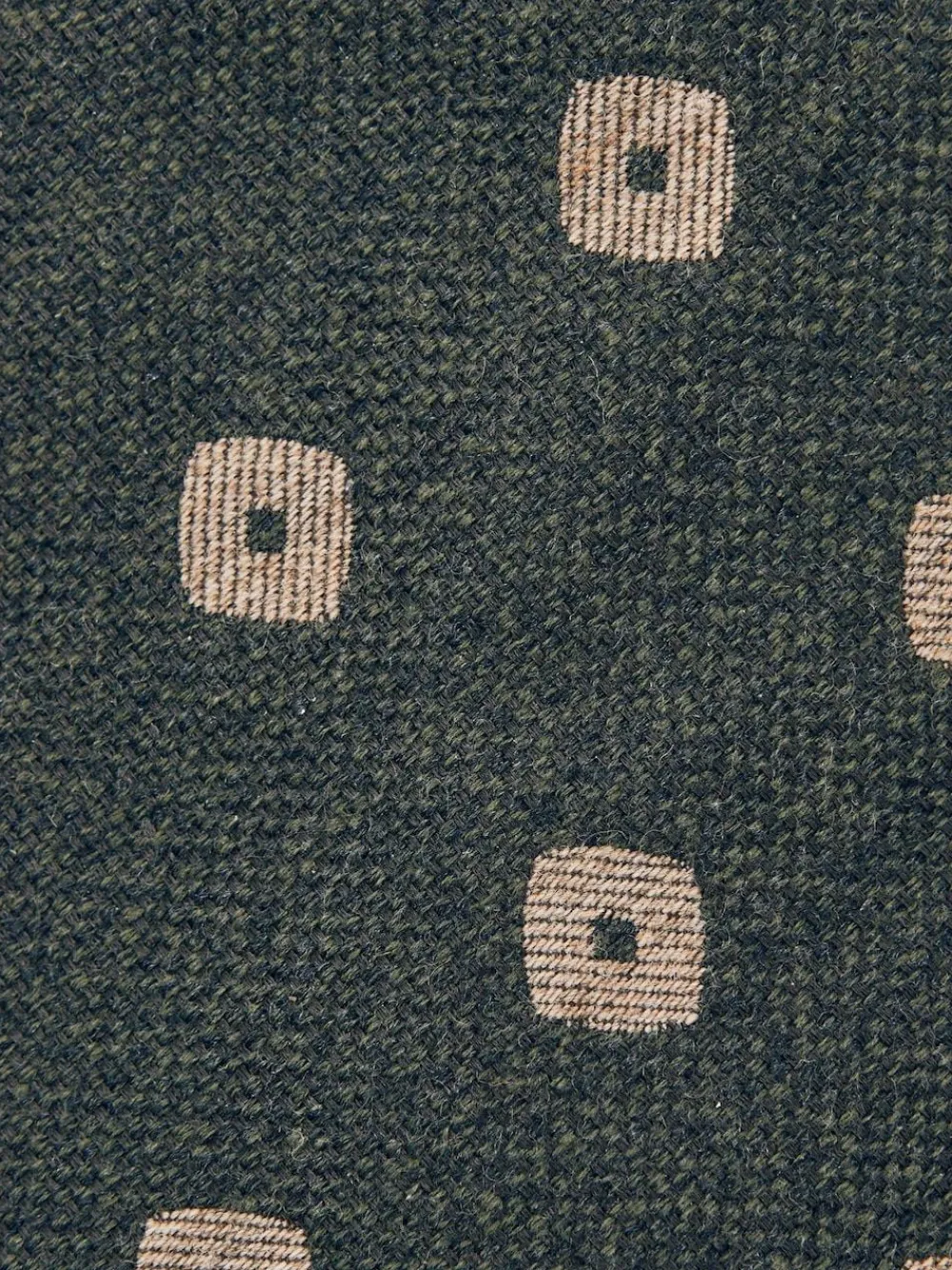 Best Reiss Marco Silk-Wool Square-Medallion Tie Forest Green